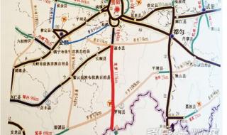 中国高速铁路规划图