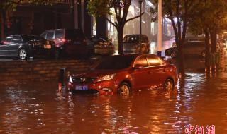 重庆大雨车辆被淹